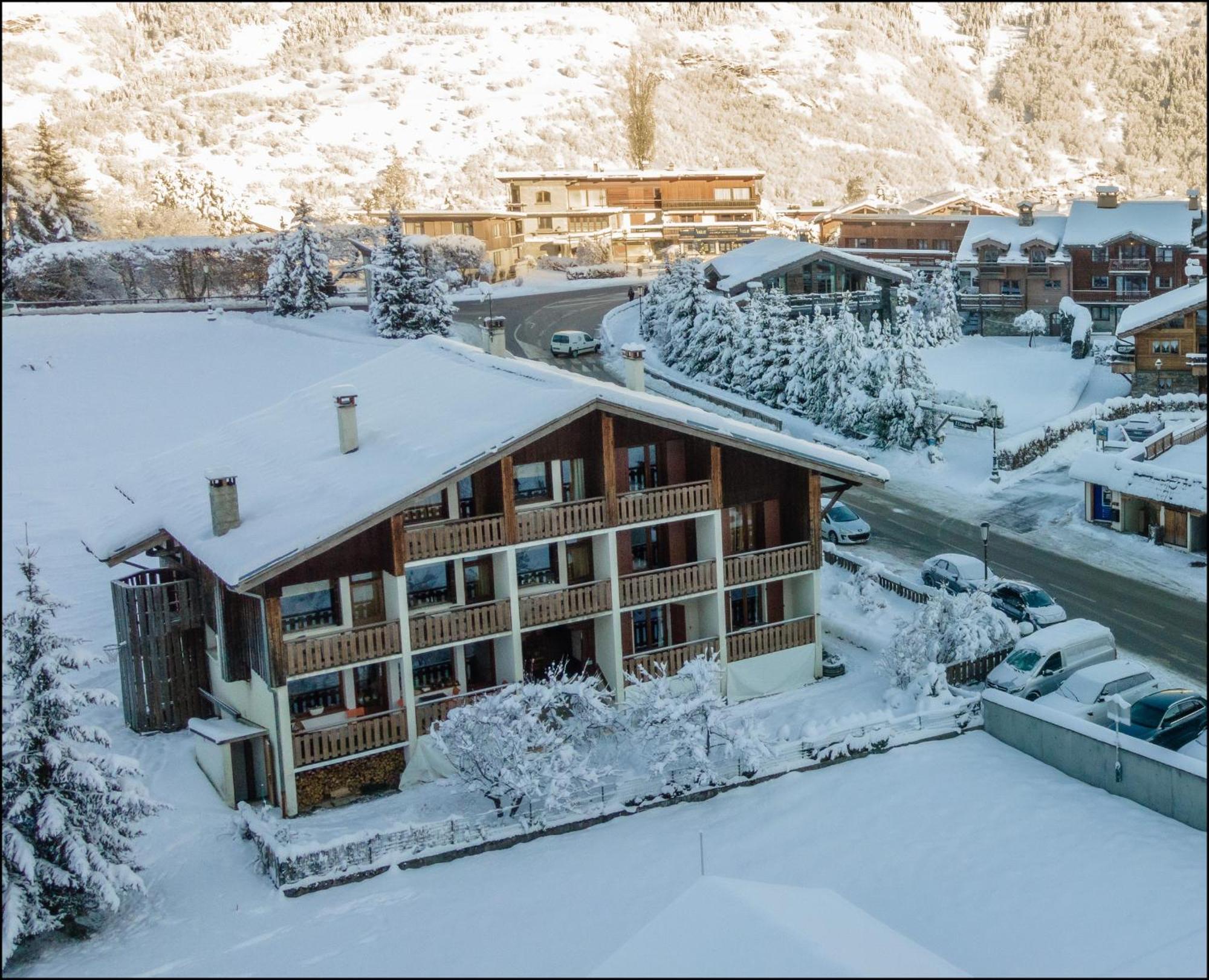 Hotel Les Peupliers Courchevel Exterior foto
