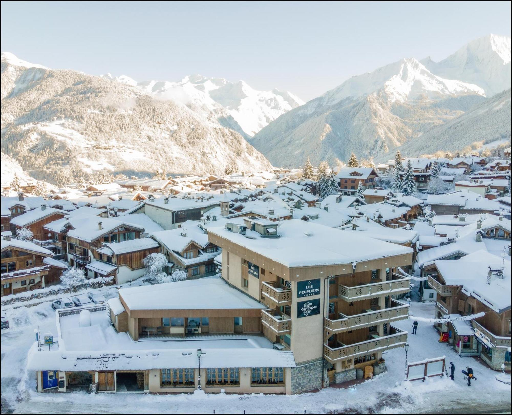 Hotel Les Peupliers Courchevel Exterior foto
